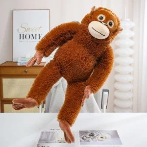 Apa gosedjur i tecknad stil med gorilla, schimpans- och orangutangmotiv, 30–90 cm 9 Apa gosedjur i tecknad stil med gorilla, schimpans- och orangutangmotiv, 30–90 cm