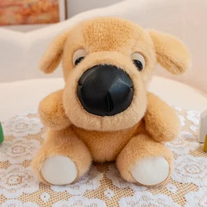Naturtroget hundgosedjur med stort huvud, bland annat i corgiutförande, 15–25 cm 17 Naturtroget hundgosedjur med stort huvud, bland annat i corgiutförande, 15–25 cm