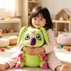Wormmon gosedjur från anime-serien Digimon Adventure, mjuk stoppad figur på, 40 cm