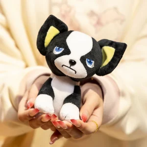 Hund gosedjur som hundkudde, kawaii (söt) style och mjuk, 14 cm