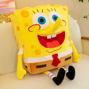 SpongeBob SquarePants gosedjur som 3D-bolsterkudde med kreativ tecknad design 9 SpongeBob SquarePants gosedjur som 3D-bolsterkudde med kreativ tecknad design
