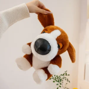 Naturtroget hundgosedjur med stort huvud, bland annat i corgiutförande, 15–25 cm 14 Naturtroget hundgosedjur med stort huvud, bland annat i corgiutförande, 15–25 cm