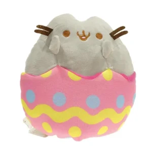 Pusheen katt och enhörning gosedjur i kawaii-stil med munk, glass- och pizzamotiv