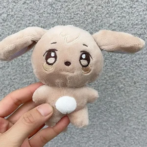 ATEEZ-karaktärer som K-pop-nyckelringar med plyschhänge i Aniteez-design, 10 cm