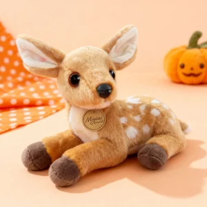 Hjort gosedjur, tecknad style och söt, mjukt fawn fawnfigur naturinspirerad, 25 cm 9 Hjort gosedjur, tecknad style och söt, mjukt fawn fawnfigur naturinspirerad, 25 cm