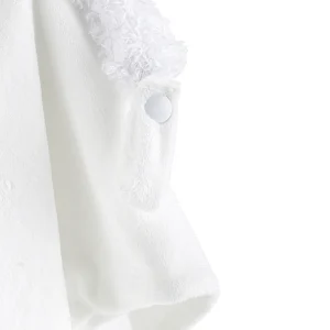 Får och lamm som mjuk snuttefilt med napphållare och sött broderat fårmotiv 10 Får och lamm som mjuk snuttefilt med napphållare och sött broderat fårmotiv