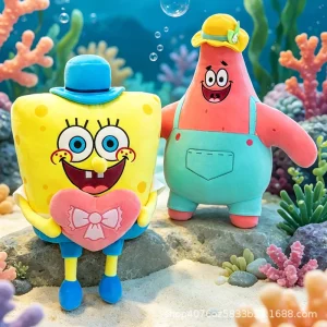 Alternative view of SpongeBob SquarePants som gulligt gosedjur och mjuk samlarfigur i storlek, 40–60 cm