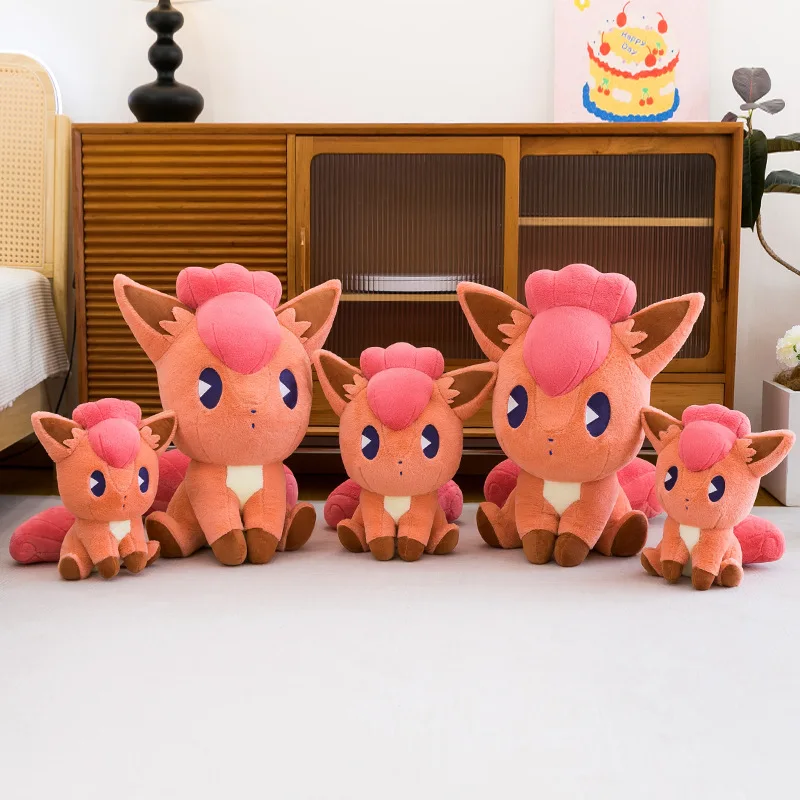 Pokémon Vulpix som räv gosedjur, stor tecknad figur i kawaii-stil, 35–65 cm 3 Pokémon Vulpix som räv gosedjur, stor tecknad figur i kawaii-stil, 35–65 cm - Bild 3