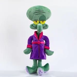 Alternative view of Squidward Quincy Tentacles gosedjur som bläckfiskkudde i tecknad stil, 40–75 cm