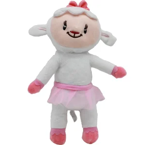 Disney Doc McStuffins får och dinosaurie gosedjur med tecknad design, 25–30 cm