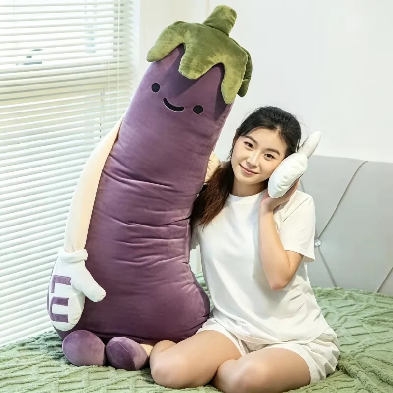 Kramkudde som aubergineformat gosedjur med kreativ lyckogest i flera figurvarianter 4 Kramkudde som aubergineformat gosedjur med kreativ lyckogest i flera figurvarianter - Bild 4