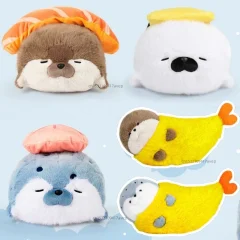 Säl gosedjur som sälkudde, Sushi-themed och söt, 40–70 cm