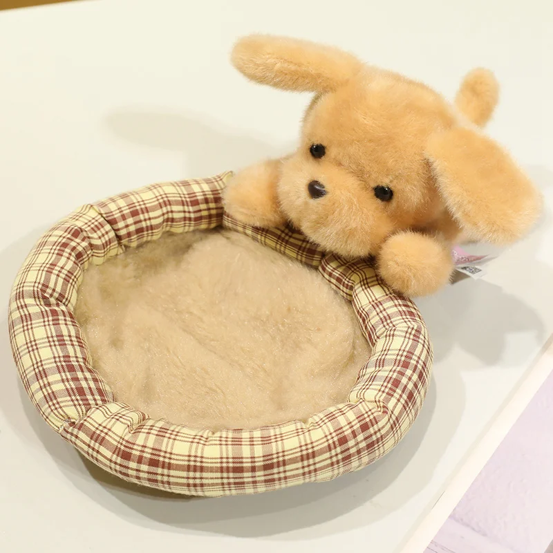 Hund gosedjur, Lazy och verklighetstrogen, 20–26 cm 5 Hund gosedjur, Lazy och verklighetstrogen, 20–26 cm - Bild 5