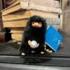 Svart Niffler-nyckelring med boll, hängande väskdekoration från Magic Academy