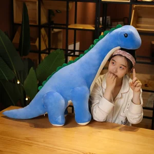 Dinosaurie gosedjur, Cuddly och Blue, tanystropheus lång hals kramvänlig, 50–120 cm