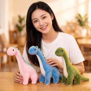 Dinosaurie gosedjur, Cuddly och Blue, tanystropheus lång hals kramvänlig, 50–120 cm
