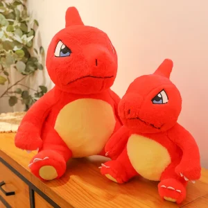 Charmeleon gosedjur från Pokémon med Charmander, i kawaii-animestil, 40–120 cm
