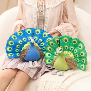 Peacock gosedjur, Green och Blue, påfågel grönt eller blått