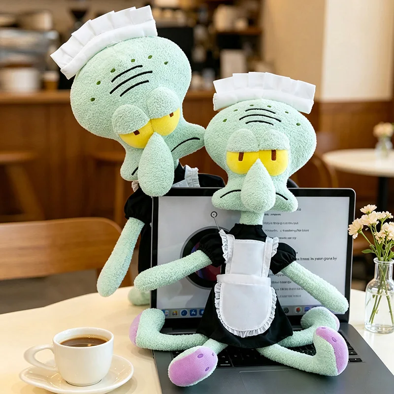 Squidward Quincy Tentacles gosedjur som bläckfiskkudde i tecknad stil, 40–50 cm 3 Squidward Quincy Tentacles gosedjur som bläckfiskkudde i tecknad stil, 40–50 cm - Bild 3