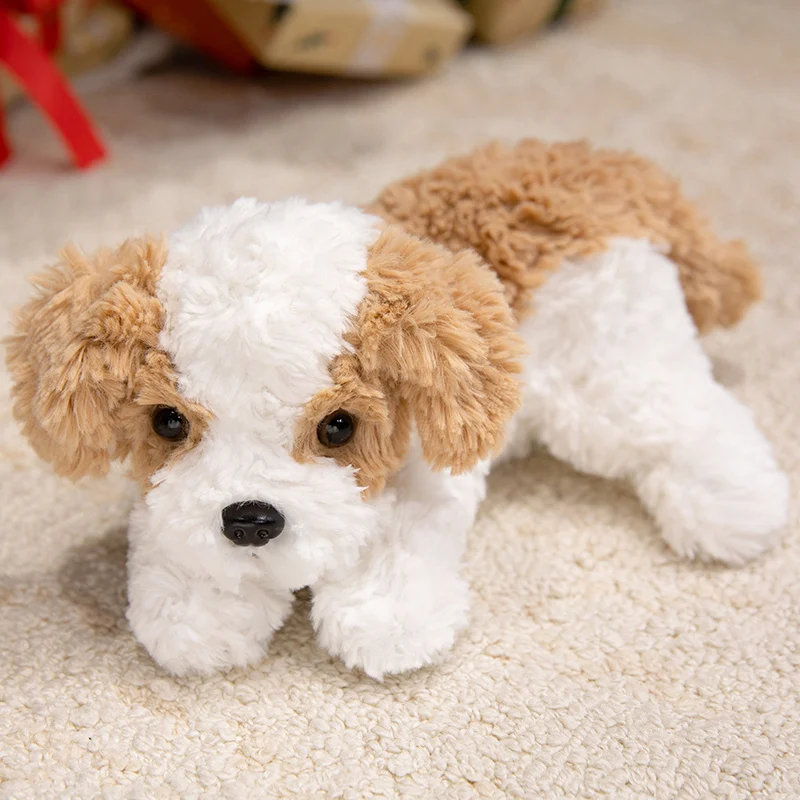 Liggande valp som hund gosedjur i mjuk plyschkudde med realistisk form, 32–48 cm 10 Liggande valp som hund gosedjur i mjuk plyschkudde med realistisk form, 32–48 cm - Bild 10