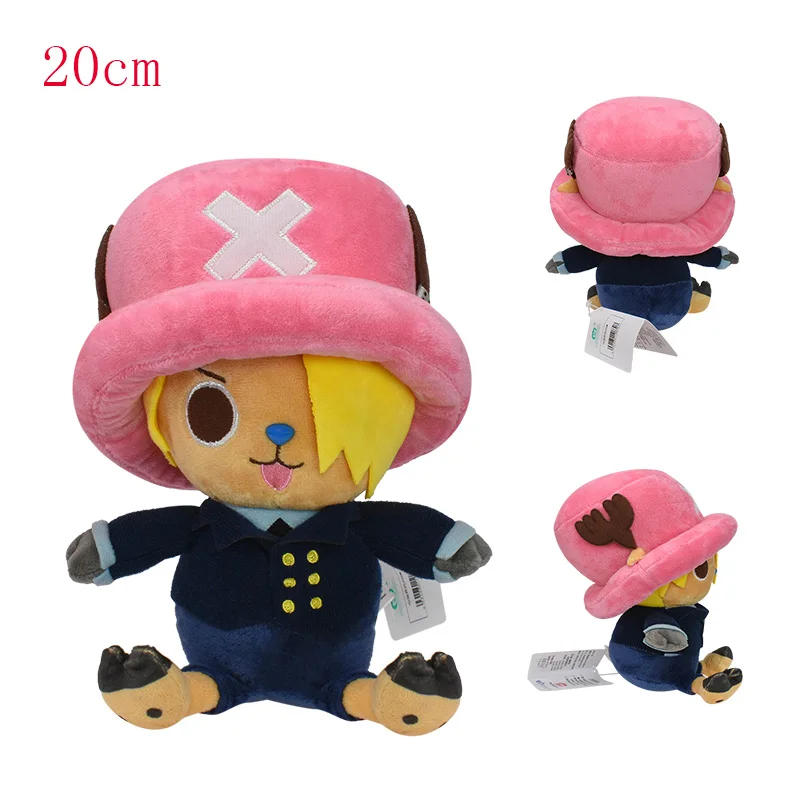 Tony Chopper apa gosedjur från ONE PIECE med Straw Hat-piraternas emblem, 20 cm 14 Tony Chopper apa gosedjur från ONE PIECE med Straw Hat-piraternas emblem, 20 cm - Bild 14