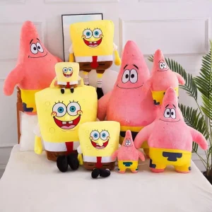 Alternative view of SpongeBob SquarePants-karaktärer gosedjur, anime style och tecknad style, 35–100 cm