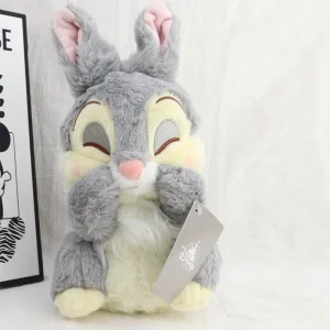 Gulligt kanin gosedjur i anime-stil med Bambi och Thumper, gult eller grått 15 Gulligt kanin gosedjur i anime-stil med Bambi och Thumper, gult eller grått