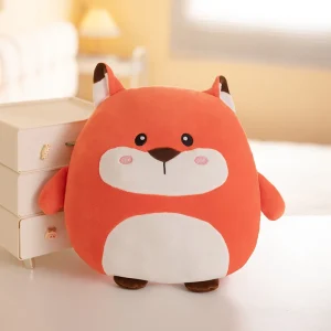Gosedjur i flera figurvarianter, kawaii-inspirerad klämbar plyschkudde, 40 cm