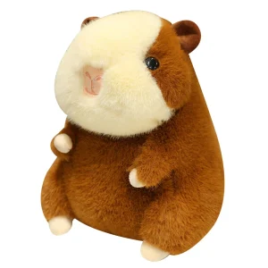 Gris och hamster gosedjur med knubbig tecknad form i brunt och beige, 23 cm 14 Gris och hamster gosedjur med knubbig tecknad form i brunt och beige, 23 cm