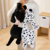 Hund gosedjur, svart and tan och vit, 60–100 cm