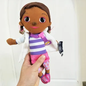 Disney Doc McStuffins får och dinosaurie gosedjur med tecknad design, 25–30 cm