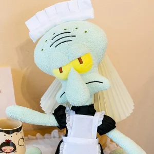 Squidward Quincy Tentacles gosedjur som bläckfiskkudde i tecknad stil, 40–50 cm 11 Squidward Quincy Tentacles gosedjur som bläckfiskkudde i tecknad stil, 40–50 cm