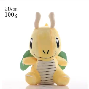Pokémon-karaktärer gosedjur i kawaiistil, mjuka dockor med gulliga detaljer