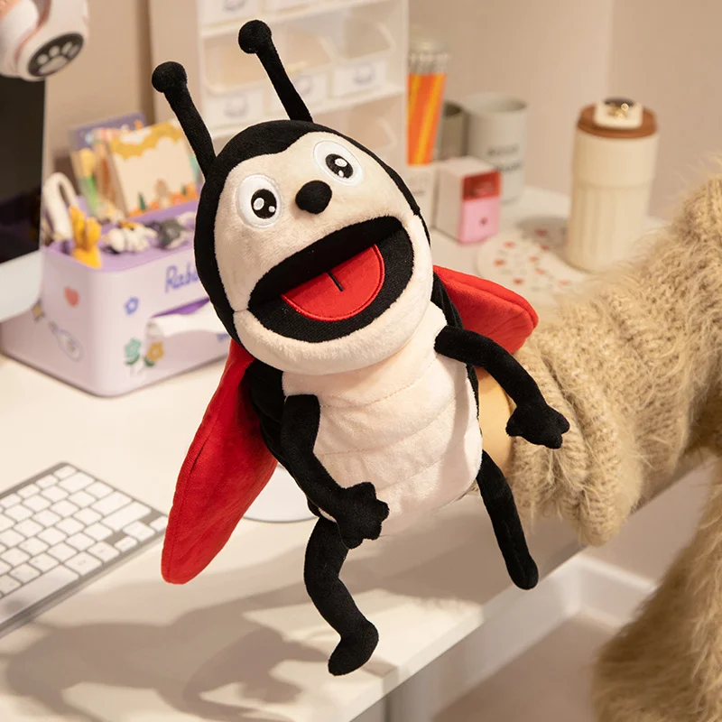 Gosedjur med insektsfigurer i kawaii-stil, handdockor för lek och lärande, 30 cm 10 Gosedjur med insektsfigurer i kawaii-stil, handdockor för lek och lärande, 30 cm - Bild 10