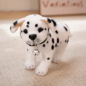 Hundkudde med prickigt Dalmatianmotiv, realistisk och söt valpdesign, 25–30 cm 30 Hundkudde med prickigt Dalmatianmotiv, realistisk och söt valpdesign, 25–30 cm