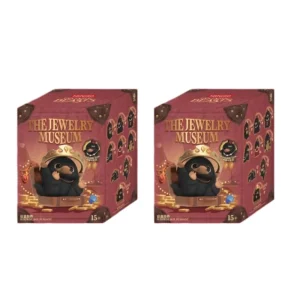 Niffler som flockad minifigur i Kawaii-stil, nyckelring från Smyckesmuseets serie 26 Niffler som flockad minifigur i Kawaii-stil, nyckelring från Smyckesmuseets serie