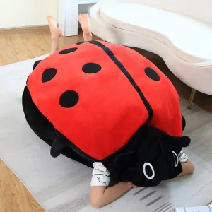 Nyckelpiga gosedjur som nyckelpigakudde, Funny, 60–100 cm