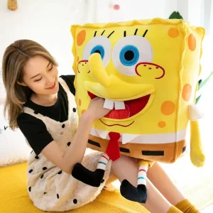 Patrick Star gosedjur från SpongeBob SquarePants i mjuk tecknad stil, 45–80 cm