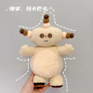 Makka Pakka plyschkudde med kawaii-stil och tecknat godnattmotiv från Garden Baby