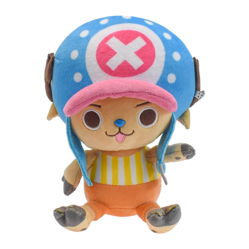 Tony Chopper apa gosedjur från ONE PIECE med Straw Hat-piraternas emblem, 20 cm 5 Tony Chopper apa gosedjur från ONE PIECE med Straw Hat-piraternas emblem, 20 cm - Bild 5