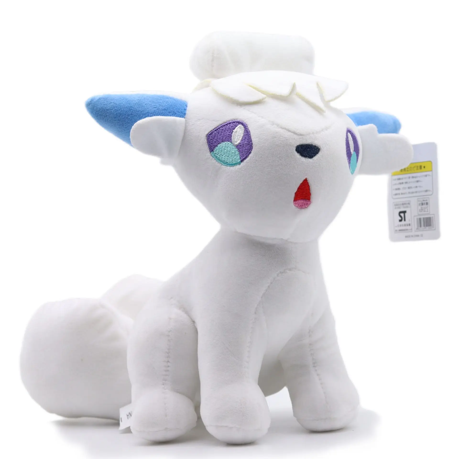 Vulpix räv gosedjur från Pokémon, sittande plyschkudde med sex svansar i anime-stil 8 Vulpix räv gosedjur från Pokémon, sittande plyschkudde med sex svansar i anime-stil - Bild 8
