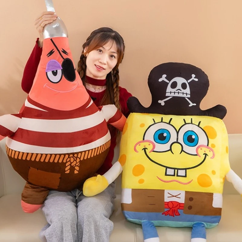 SpongeBob SquarePants-karaktärer gosedjur som plyschkudde i tecknad stil, 40–100 cm 3 SpongeBob SquarePants-karaktärer gosedjur som plyschkudde i tecknad stil, 40–100 cm - Bild 3