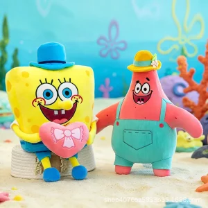 SpongeBob SquarePants som gulligt gosedjur och mjuk samlarfigur i storlek, 40–60 cm