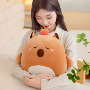 Gosedjur i flera figurvarianter, kawaii-inspirerad klämbar plyschkudde, 40 cm