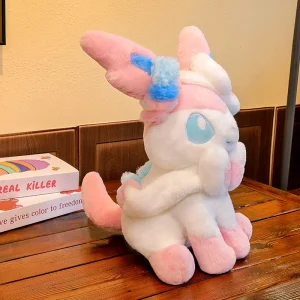 Pokémon-karaktärer gosedjur, fluffig plyschkudde i japansk kawaii-stil, 40–60 cm