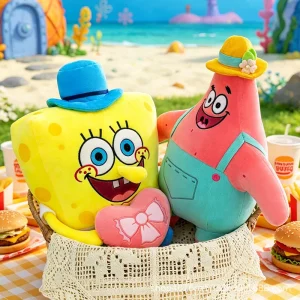 SpongeBob SquarePants som gulligt gosedjur och mjuk samlarfigur i storlek, 40–60 cm