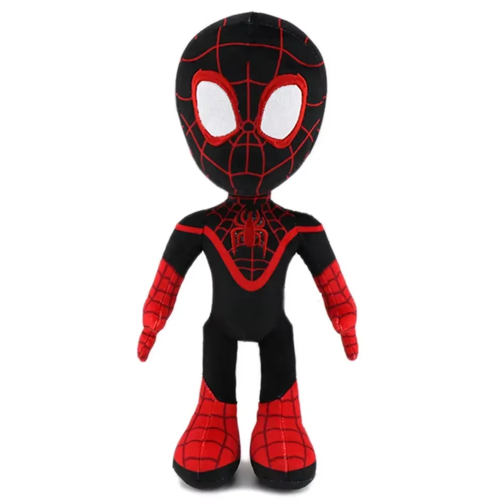 Captain America gosedjur, Hero-themed och mjuk, spindel marvel avengers, 27–30 cm 26 Visa hela den svart- och rödmönstrade figuren mot vit bakgrund.