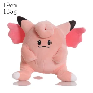 Pokémon-karaktärer gosedjur i kawaiistil, mjuka dockor med gulliga detaljer