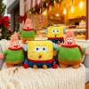 Söt SpongeBob SquarePants som mjukt gosedjur och mjuk plyschfigur, samlarobjekt
