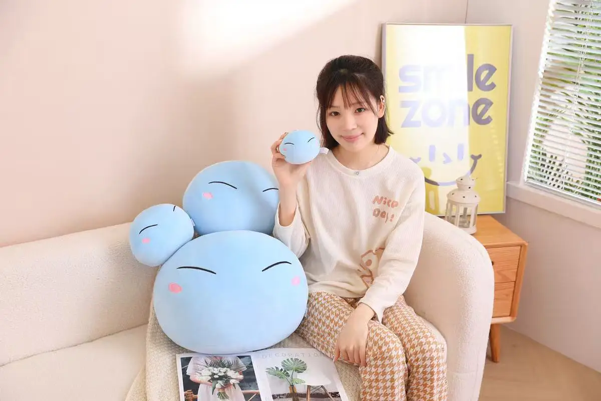 Tuanzi gosedjur i slimeform som plyschkudde med kawaii- och animeinspirerad design 3 Tuanzi gosedjur i slimeform som plyschkudde med kawaii- och animeinspirerad design - Bild 3